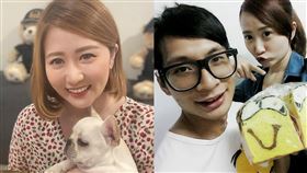 逸祥、白白（白馨儒）。（圖／翻攝自白白臉書）