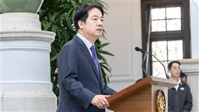 賴清德國安高層會議後記者會（圖／總統府提供）