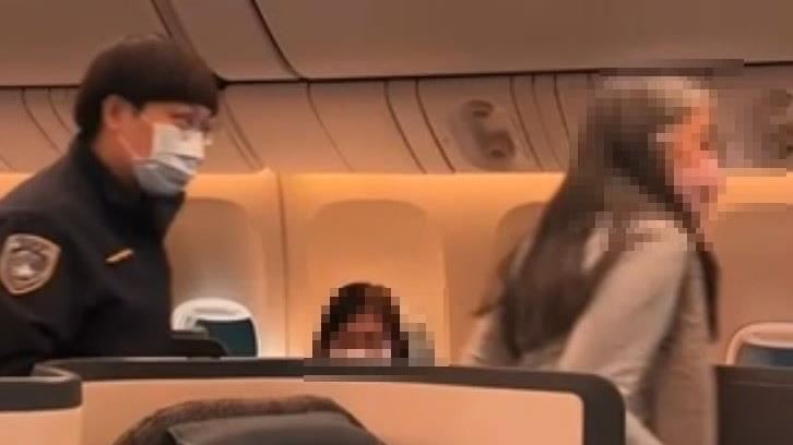 犯菸癮飛機上「哈兩口」女菸槍下場慘了