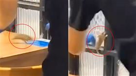 吃個火鍋卻目睹抓鼠過程好倒胃。（圖／翻攝自ccp_13352009
Threads）
