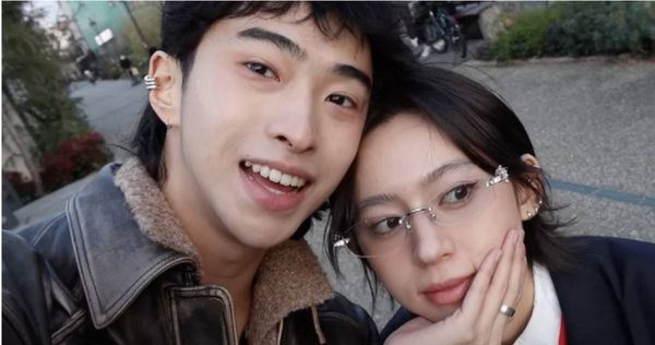 小哈利先前到東京旅遊,多次稱同遊女伴「老婆」,近日兩人同遊西班牙被目擊。(圖/翻攝自YT)