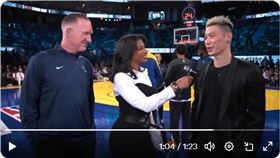 ▲林書豪執教的G聯盟隊無緣冠軍，無緣挺進NBA明星賽。（圖／翻攝自NBA on TNT推特）