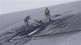 車諾比核電廠防護罩遇襲（圖／美聯社／達志影像）