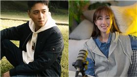 小薰（右）和鄭人碩（左）因為電影結緣交往。（圖／翻攝自IG）