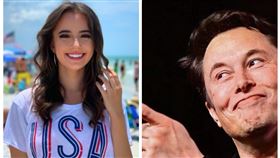 正妹網紅作家聖克萊爾稱，她生下馬斯克的第13名孩子。（圖／翻攝自X＠Ashley St. Clair、馬斯克IG）