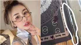 雪碧廁所摔倒被割傷。（圖／翻攝自雪碧臉書）