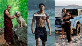 ▲白英他空被譽為「地表最帥和尚」。（圖／翻攝自白英他空臉書、IG）

