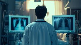 照X光,胸腔科,醫師,看醫師,肺癌,心臟病,醫生,診斷,癌症,X光,加護病房,住院,腫瘤,腦瘤,猝死(示意圖／翻攝自pixabay）