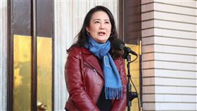 吳思瑤受訪回應時事議題民進黨立法院黨團幹事長吳思瑤（圖）11日在立法院議場前接受媒體聯訪，回應選罷法覆議案等時事議題。中央社記者謝佳璋攝  114年2月11日