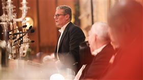 英相施凱爾對外政策演說  重申與中國對話重要性英國首相施凱爾2日晚間在倫敦金融城市長晚宴發表年度對外政策演說，再次提到與中國對話的重要性。（英國首相府提供）中央社記者陳韻聿倫敦傳真  113年12月3日