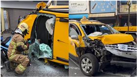 機車,汽車,計程車,台南,安南區,失控,紅燈,暴衝