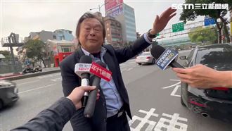 新／王世堅跑行程出車禍　3車追撞無人傷