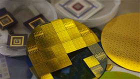 捷克衝刺光子學研究 對應半導體產業中歐技術研究院（CEITEC）鑽研先進材料、奈米技術和生命科學等多項具有發展性的重要領域，也已投入光子學（Photonic）研究，可望與台灣產業互補。圖為CEITEC研究室晶片樣品。中央社記者裴禛攝  114年2月8日