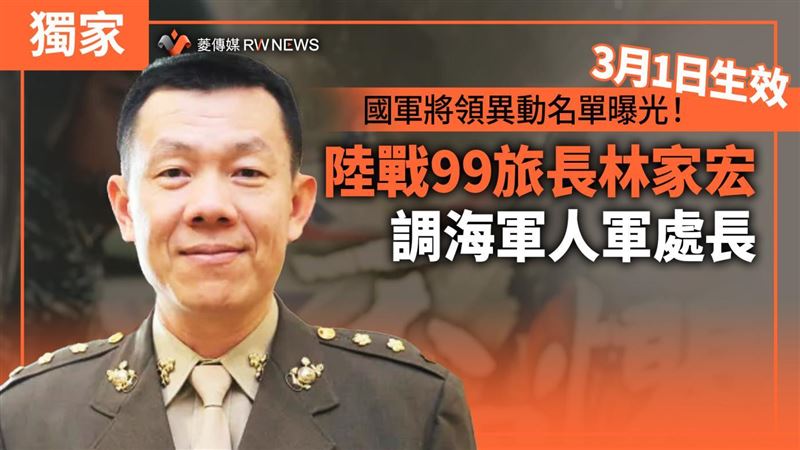 國軍「將領異動名單」曝光！3月1日生效