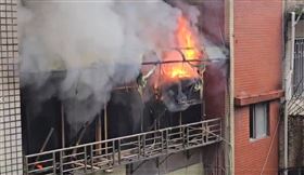 基隆民宅火警。（圖／翻攝畫面）