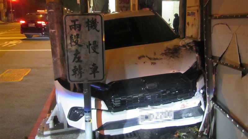 台中醉男險撞1騎士！囂張拒檢　警秒逮捕