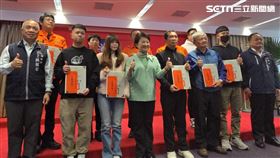 氣爆,新光三越,無名英雄,表揚,盧秀燕（圖／記者吳泊萱拍攝）