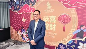 新加坡航空台灣分公司總經理關山。(圖／記者李育道攝影)