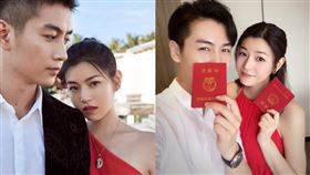 陳妍希、陳曉。（圖／翻攝自陳妍希臉書）