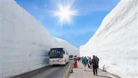 日本立山黑部雪之大谷。（圖／五福旅遊提供）