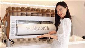 劉容嘉雖然不喝咖啡，但也曾在社群上發文，幫忙男友投資的咖啡店宣傳。（翻攝自劉容嘉IG）