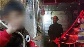 5歲男童被壓在神桌下身亡，爸爸心痛曬出2月慶生時吃蛋糕畫面。（圖／翻攝自臉書）
