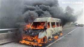 台南,國道,火燒車,新營