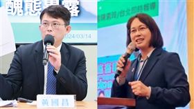 民眾黨主席黃國昌（左）今天正式就任，並發布一級主管名單，其中，民眾黨前立委賴香伶（右）擔任政策會執行長。（圖／翻攝自黃國昌、賴香伶臉書）