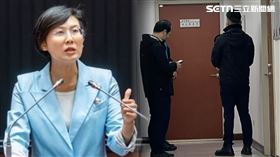 林岱華涉嫌助理費案被搜索。（圖／記者高逸帆攝影）