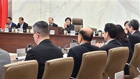 行政院副院長鄭麗君昨(19)日主持國土安全政策會報第15次會議。（圖／行政院提供)