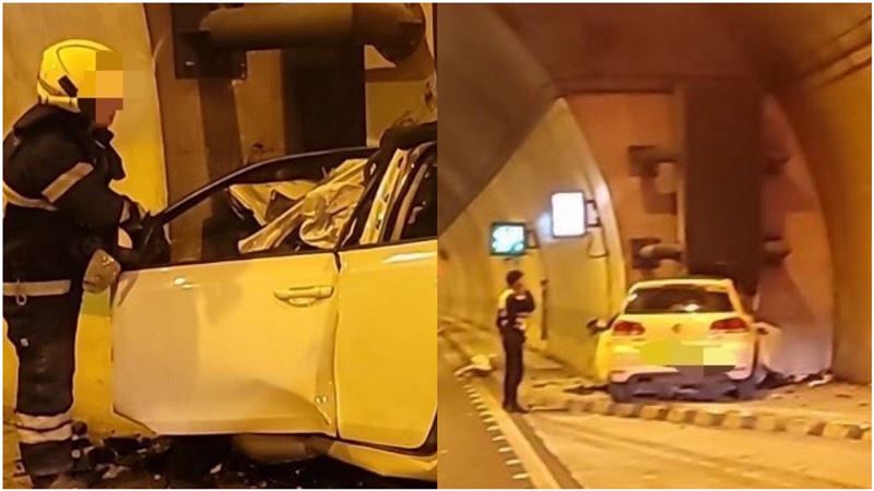 隧道內自撞！36歲男困駕駛座…拖出已斷氣