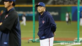 ▲WBC資格賽官方練球日，台灣隊總教練曾豪駒。（圖／記者劉彥池攝影）