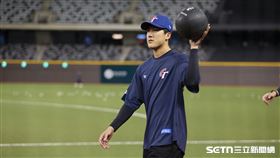 ▲WBC資格賽官方練球日，台灣隊投手陳宇宏。（圖／記者劉彥池攝影）