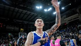 台灣男籃隊長劉錚此役手感冰冷，全場6投0中、1分未得，但場上正負值卻有+15，和拿下21分的阿巴西並列全場最高。（圖／FIBA提供）