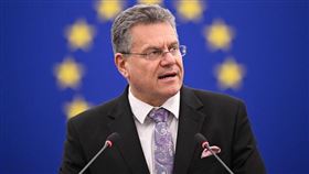 歐盟貿易執委塞夫柯維奇（Maros Sefcovic）。（圖／翻攝自X @MarosSefcovic）