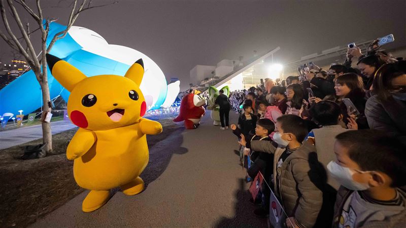 閉幕倒數！與皮卡丘相約台灣燈會