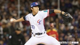 ▲WBC資格賽對西班牙，台灣隊第2任投手呂詠臻。（圖／記者劉彥池攝影）