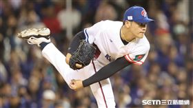 ▲WBC資格賽對西班牙，台灣隊第3任投手林維恩。（圖／記者劉彥池攝影）