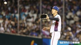 ▲WBC資格賽對西班牙，台灣隊第7任投手徐翔聖。（圖／記者劉彥池攝影）
