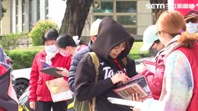 罷免王鴻薇民團在濱江市場開公民肥皂箱