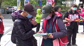 罷免王鴻薇民團在濱江市場開公民肥皂箱