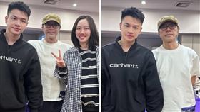 周星馳和網紅合照露出正臉。（圖／翻攝自周星馳IG）