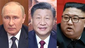 翻攝自《美國約翰霍普金斯大學》、央視網、普丁推特、金正恩推特、澤倫斯基ig