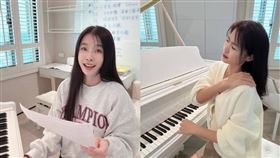 小嫻密集練琴結果導致前臂僵硬。（圖／翻攝自小嫻臉書）