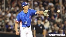 ▲WBC資格賽對南非，台灣隊先發投手沙子宸。（圖／記者劉彥池攝影）