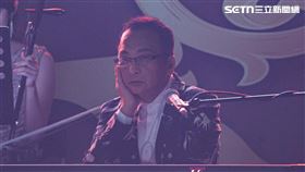 孔鏘罹患怪病後露面。（圖／記者鄭孟晃攝影）