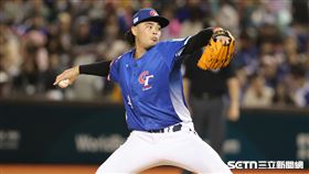 ▲WBC資格賽對南非，台灣隊第3任投手陳柏毓。（圖／記者劉彥池攝影）