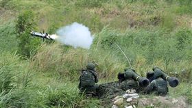 標槍飛彈發射。（記者邱榮吉/攝影）