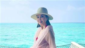 謝玲玲身材保養得很好。（圖／翻攝自謝玲玲小紅書）