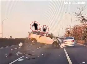 國道甩飛2死成血淋淋教材　國道警籲做1事（圖／翻攝畫面）